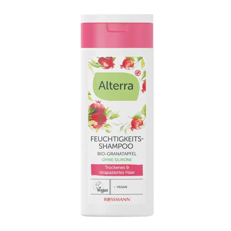 Alterra Naturkosmetik Šampon na suché vlasy granátové jablko, 200 ml