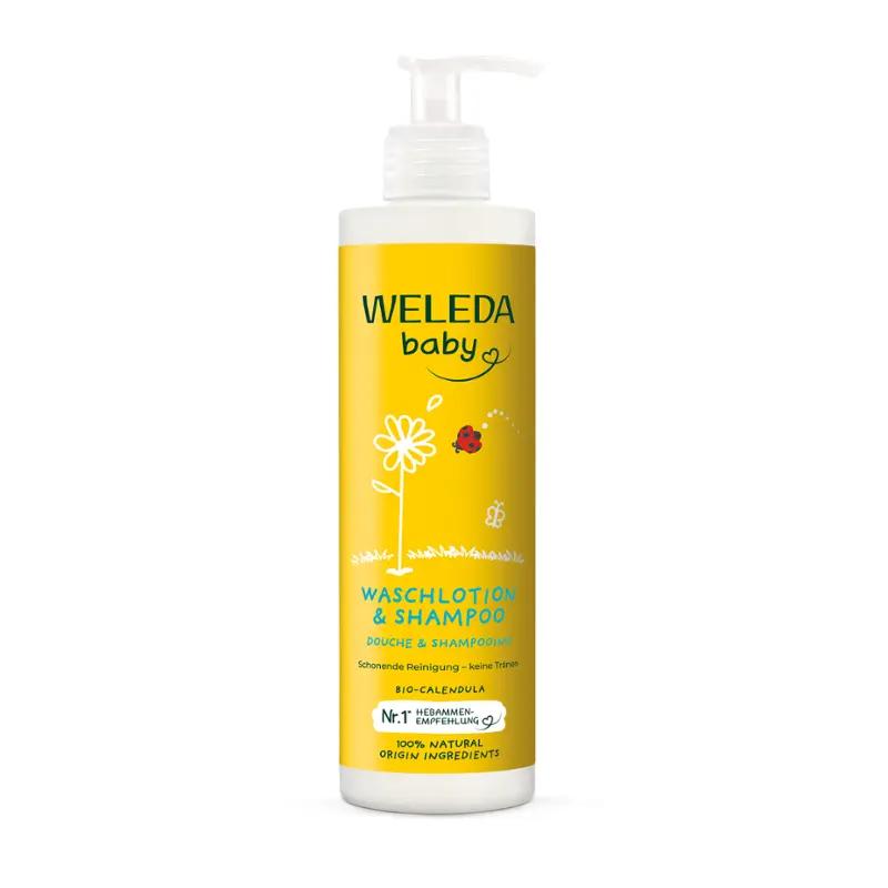 Weleda Měsíčkový mycí krém a šampon, 400 ml
