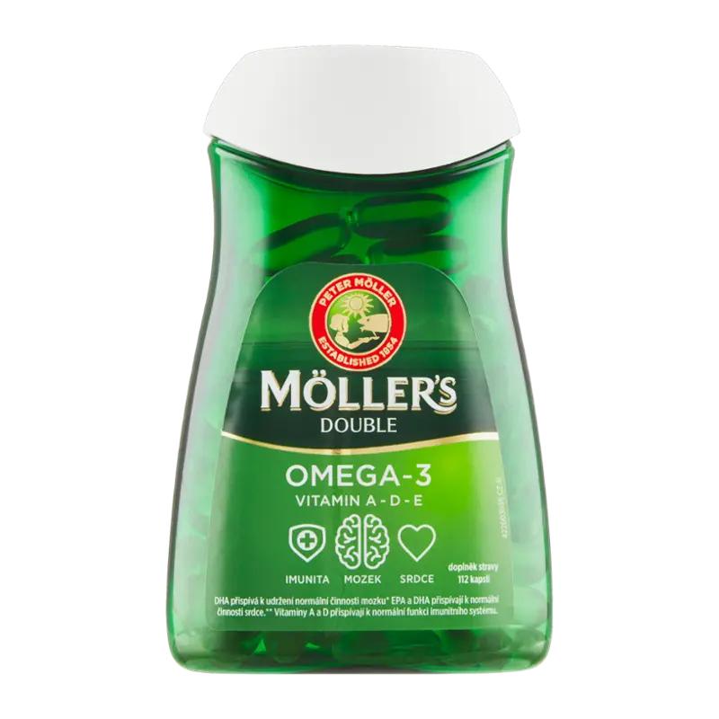 Möller's Double Omega-3, doplněk stravy, 112 ks