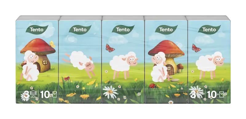 Tento Hygienické kapesníky 2vrstvé, 10 ks