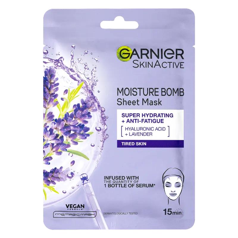 Garnier Hydratační textilní maska s extraktem levandule, 1 ks