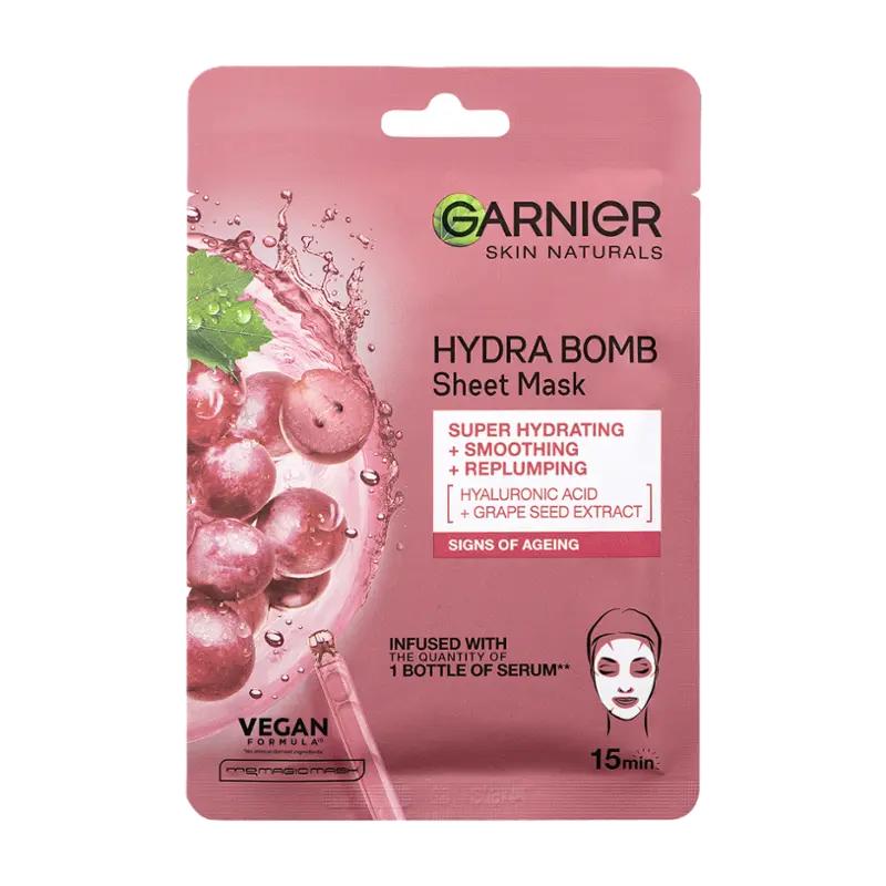 Garnier Hydratační textilní maska s výtažkem z hroznů, 1 ks