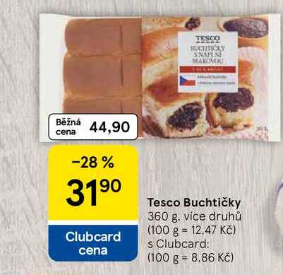 Tesco Buchtičky, 360 g 