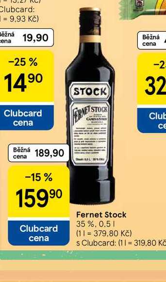 Fernet Stock 35%, 0.5 l