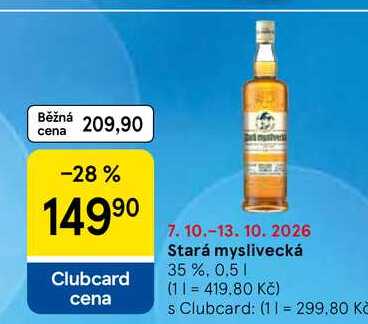 Stará myslivecká 35 %, 0.5 l
