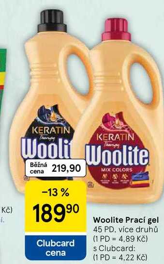 Woolite Prací gel, 45 PD, více druhů