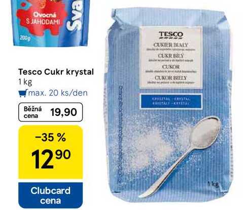 Tesco Cukr krystal, 1 kg