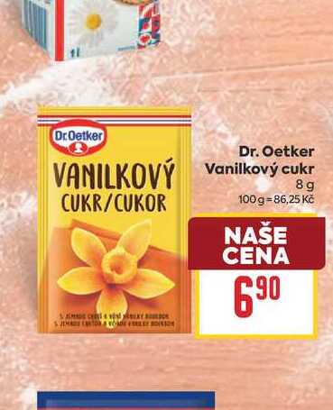 Dr. Oetker Vanilkový cukr 8g