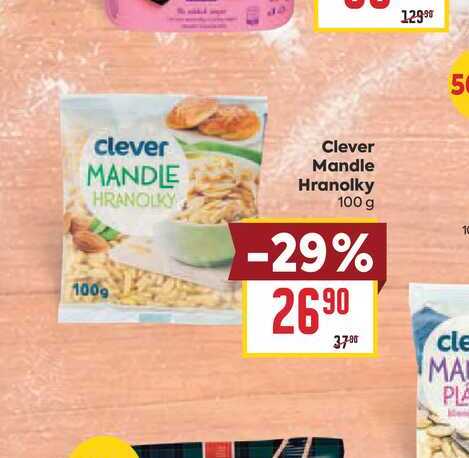 Clever Mandle Hranolky 100 g