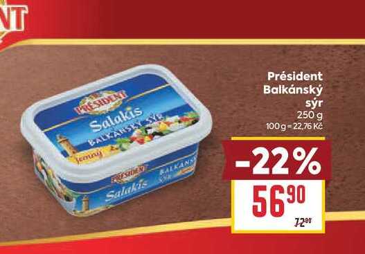 Président Balkánský sýr 250 g 