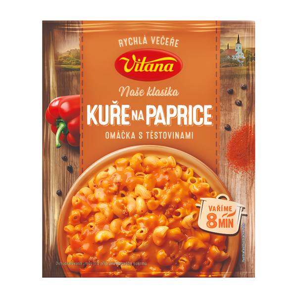 Vitana Kuře na paprice, omáčka s těstovinami