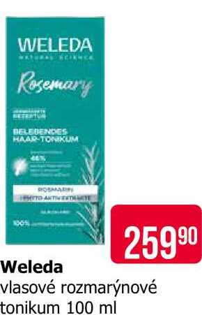 Weleda vlasové rozmarýnové tonikum 100 ml 