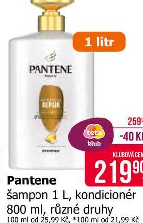 Pantene Šampon 1L