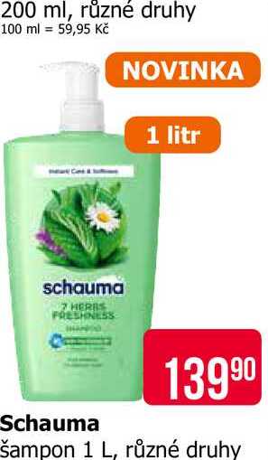 Schauma šampon na vlasy 1L