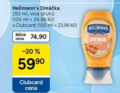Hellmann's Omáčka, 250 ml, více druhů  