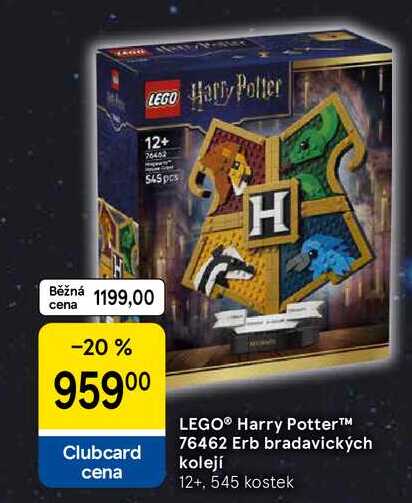 LEGO® Harry Potter™ 76462 Erb bradavických kolejí 12+, 545 kostek 