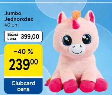 Jumbo Jednorožec 40 cm 