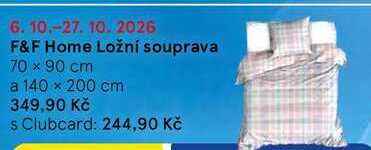 F&F Home Ložní souprava 70 x 90 cm a 140 x 200 cm