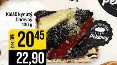 Koláč kynutý barevný 100 g