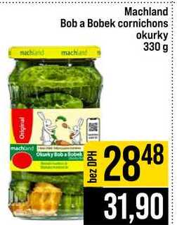 Machland Bob a Bobek cornichons okurky 330 g