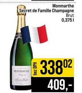 Monmarthe Secret de Famille Champagne Brut 0,375l