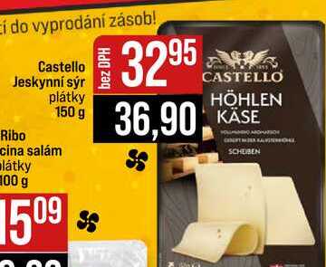 Castello Jeskynní sýr plátky 150 g