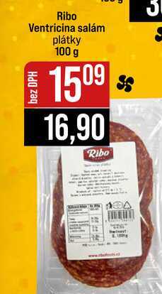Ribo Ventricina salám plátky 100 g