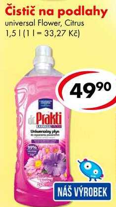 Čistič na podlahy, 1,5 l