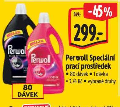   Perwoll Speciální prací prostředek 80 dávek  