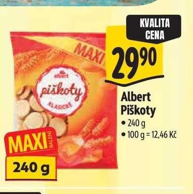   Albert Piškoty 240g  