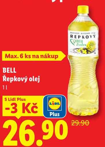 BELL Řepkový olej, 11 