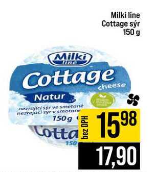Milki line Cottage sýr 150 g
