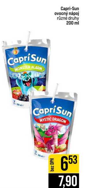 Capri-Sun ovocný nápoj různé druhy 200 ml