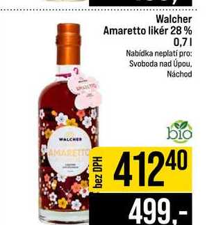 Walcher Amaretto likér 28% 0,7l