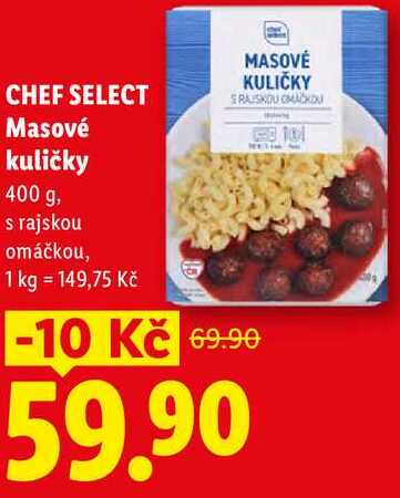 CHEF SELECT Masové kuličky, 400 g