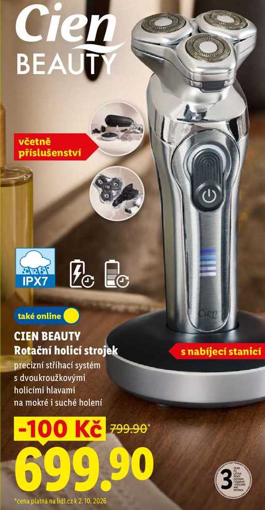 CIEN BEAUTY Rotační holicí strojek