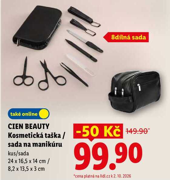 CIEN BEAUTY Kosmetická taška/sada na manikúru