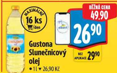 Gustona Slunečnicový olej, 1 l