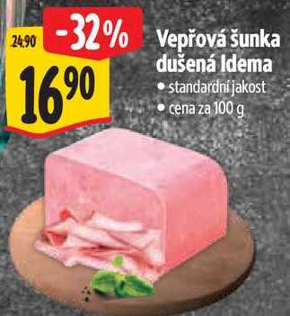 Vepřová šunka dušená Idema, cena za 100 g