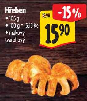 Hřeben, 105 g