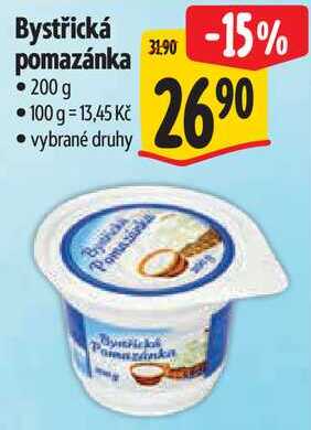 Bystřická pomazánka, 200 g