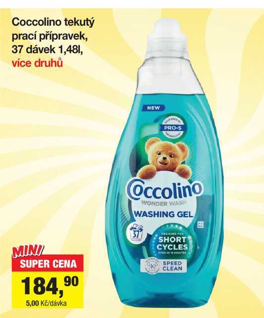 Coccolino tekutý prací přípravek, 37 dávek 1,48 l