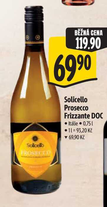 Solicello Prosecco Frizzante DOC 0,75 l