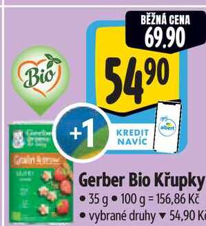 Gerber Bio Křupky 35 g