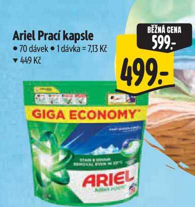 Ariel Prací kapsle  70 dávek 