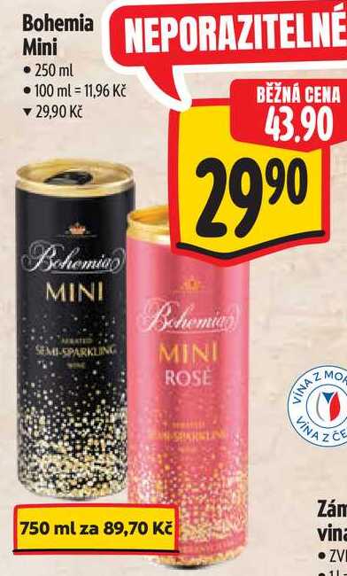 Bohemia Mini, 250 ml