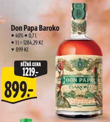 Don Papa Baroko, 0,7 l