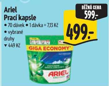 Ariel Prací kapsle, 70 dávek