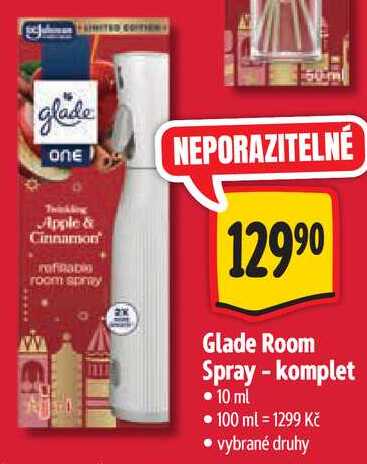 Glade Room Spray - komplet, 10 ml