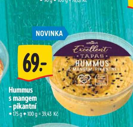   Hummus s mangem - pikantní 175 g 